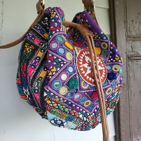 Artisan Boho Hippie Banjara patchwork bag handmade - Picture 12 of 16